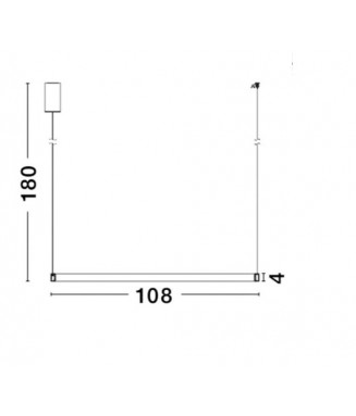 Orlando Pendant 35W LED D-108cm