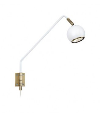 Coco White/Brass Wall 106872