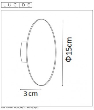 Eklyps 46201/06/31 D-15, 6W LED /Seina ja laevalgusti