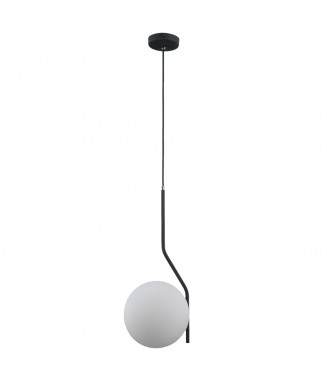 Carimi Pendant 1 Black,D-22cm, 1xE27/ Rippvalgusti