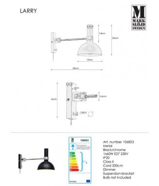 Larry Wall Black- Chrome 106853