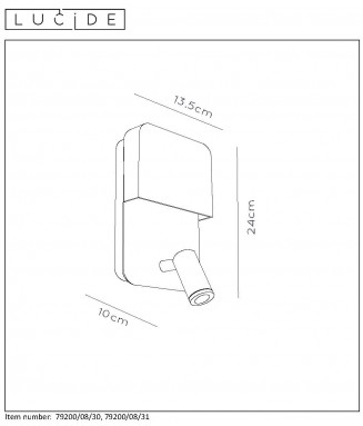 Boxer 79200/08/31+USB /Seinavalgusti