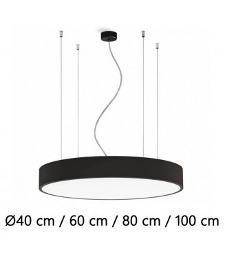 Isia Pendant Black D-60, 55W Dim Tiac