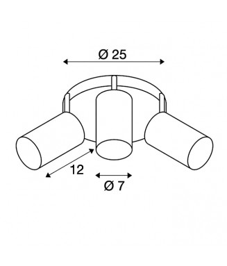 Asto Tube 147414 White / Kohtvalgusti