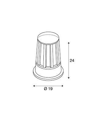 Cone 230435/ Pollarvalgusti