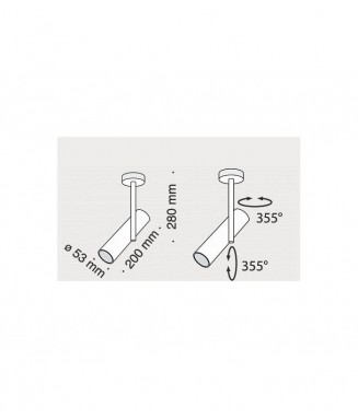 C020CL-01W, 1xGU10 / Laevalgusti