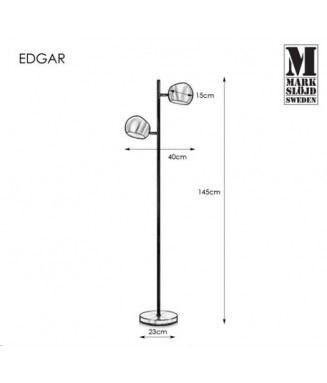 Edgar Floor Brass 107742