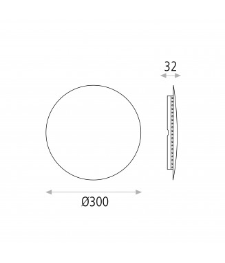 Varali Gold D-30, 9W LED  /Seinavalgusti