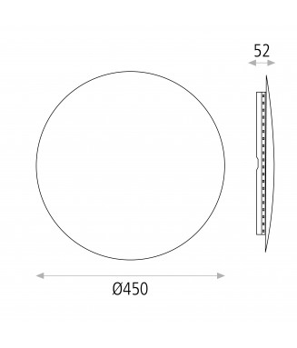 Varali Gold D-45, 16W LED /Seinavalgusti