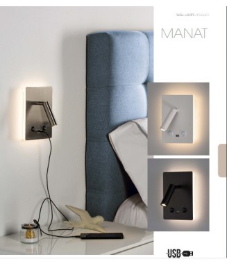 Manat Wall White, USB