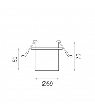 Zoom Mini Recessed White