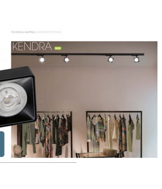 Track Spot Kendra Black 20W LED