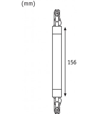 Track Flex Connector Matt Chrome 953.25/ Painduv siini vaheühendus