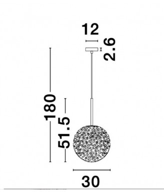 Mirano Pendant D-30cm