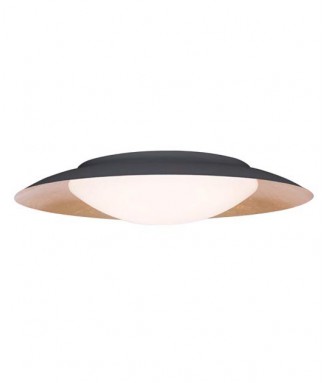 1961 Ceiling Light D-40cm, Gold/Black /Laevalgusti