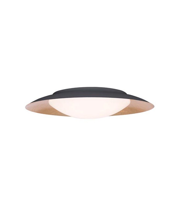 1961 Ceiling Light D-40cm, Gold/Black /Laevalgusti