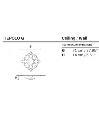 Tiepolo G, D-71cm, 10W LED