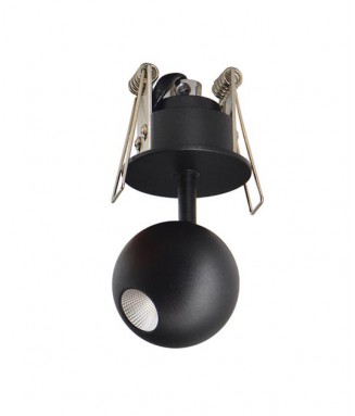 1907 Recessed Light Black