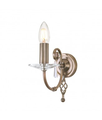 Aegean 1 Light Wall – Aged Brass