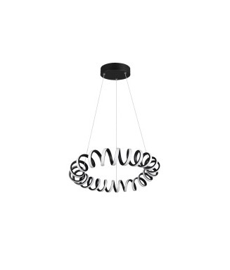 Curl Pendant Black 33W LED / Rippvalgusti