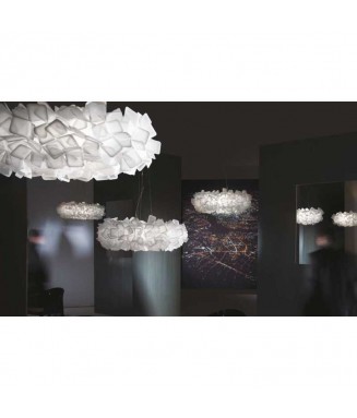 Clizia Suspension L-size D-78cm, Opal White