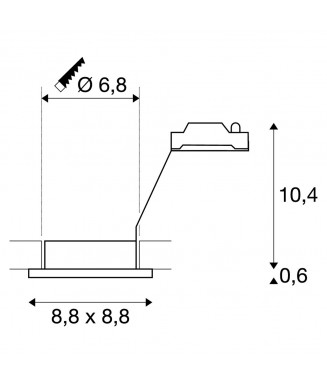 Dolix Out 1001169, White IP65