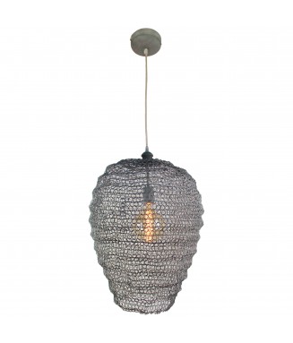 Maze Pendant Grey Concrete D-43cm