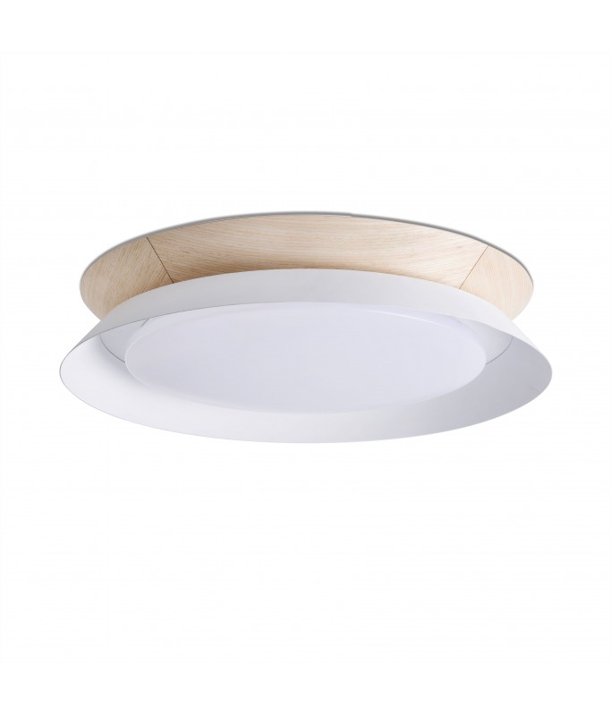 Tender 20095 White/Wood 24W LED/ Laevalgusti