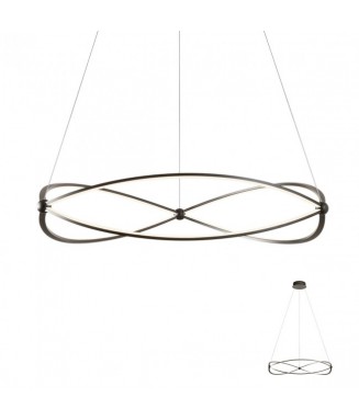 Quark Pendant Black D-80 54W LED