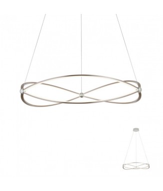 Quark Pendant Satin Nickel D-80 54W LED