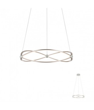 Quark Pendant Satin Nickel D-60 43W LED