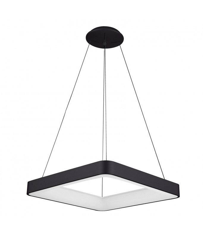 Giacinto Square Pendant Black 60x60cm