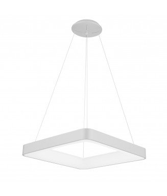 Giacinto Square Pendant White 60x60cm