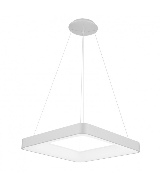 Giacinto Square Pendant White 60x60cm