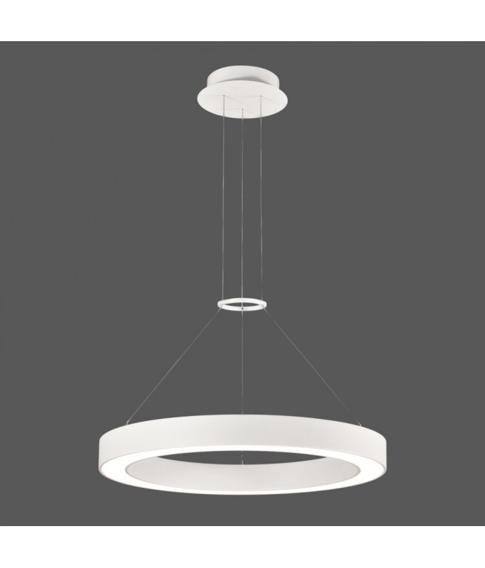 Aliso Pendant White D-60cm / Rippvalgusti