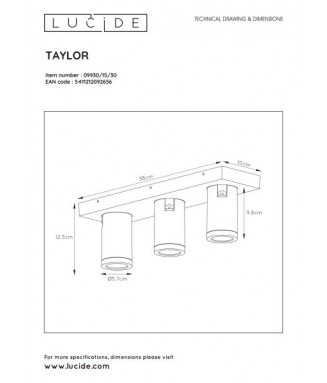 Taylor 09930/15/30/ Seina ja laevalgusti