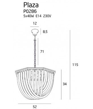 Plaza Pendant P0286