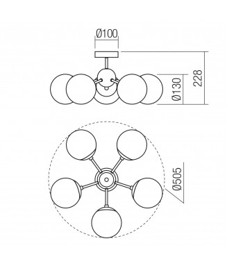 Semia Ceiling 5, 01-2177