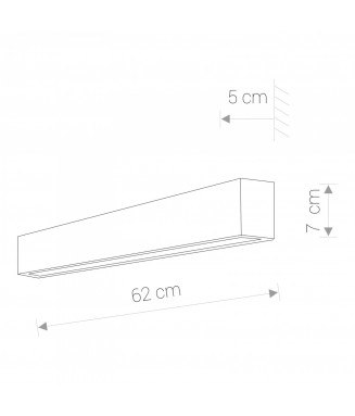 Straight Wall S 9610 White /Seinavalgusti