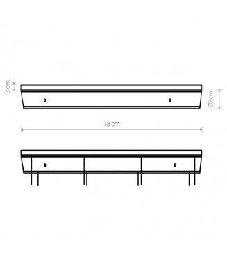 Canopy C780 8557  White 12-lamps/ Alus