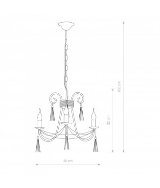 Twist Pendant 4983/ Rippvalgusti