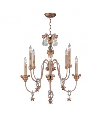 Mignon 8 Light Chandelier / Rippvalgusti