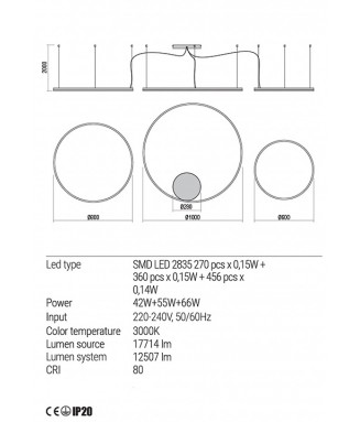 Orbit Bronze D100/80/60 Triac 01-1723 /Rippvalgusti