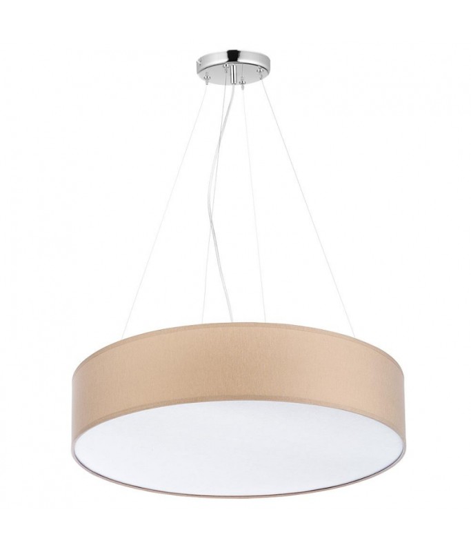 Rondo Light Brown Pendant D-60cm, 4xE27/ Rippvalgusti