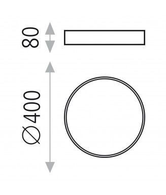 Minsk White D-40cm/ Laevalgusti