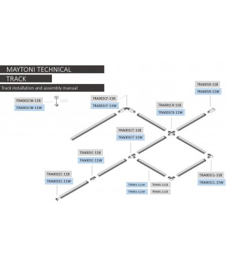 Track Spot Maytoni TR003-1-12W3K-W/ Siini valgusti (1-faasiline)