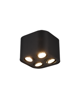 Cookie Black Ceiling 4xGU10 /Laevalgusti