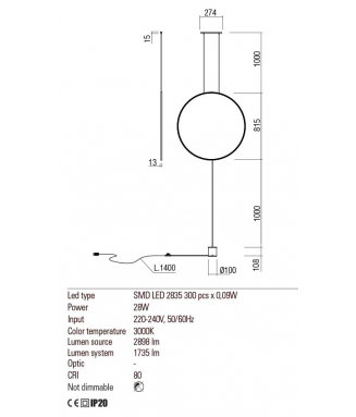 Slick Matt Golden  D-81cm