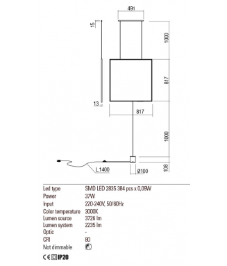 Slick Matt Gold Square 81x81cm