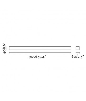 Nilo Chrome 63319, L-90cm